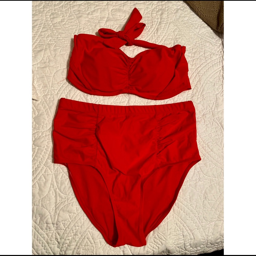 Forever 21 High Waisted Swim Suit